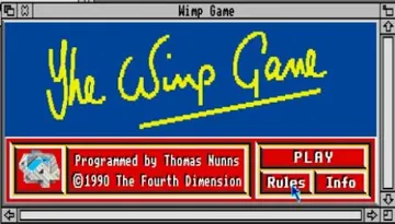 Wimp Game, The (1990)(Fourth Dimension) screen shot title
